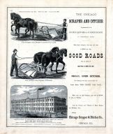 The Chicago Scraper and Ditcher Advertisement, Illinois State Atlas 1876